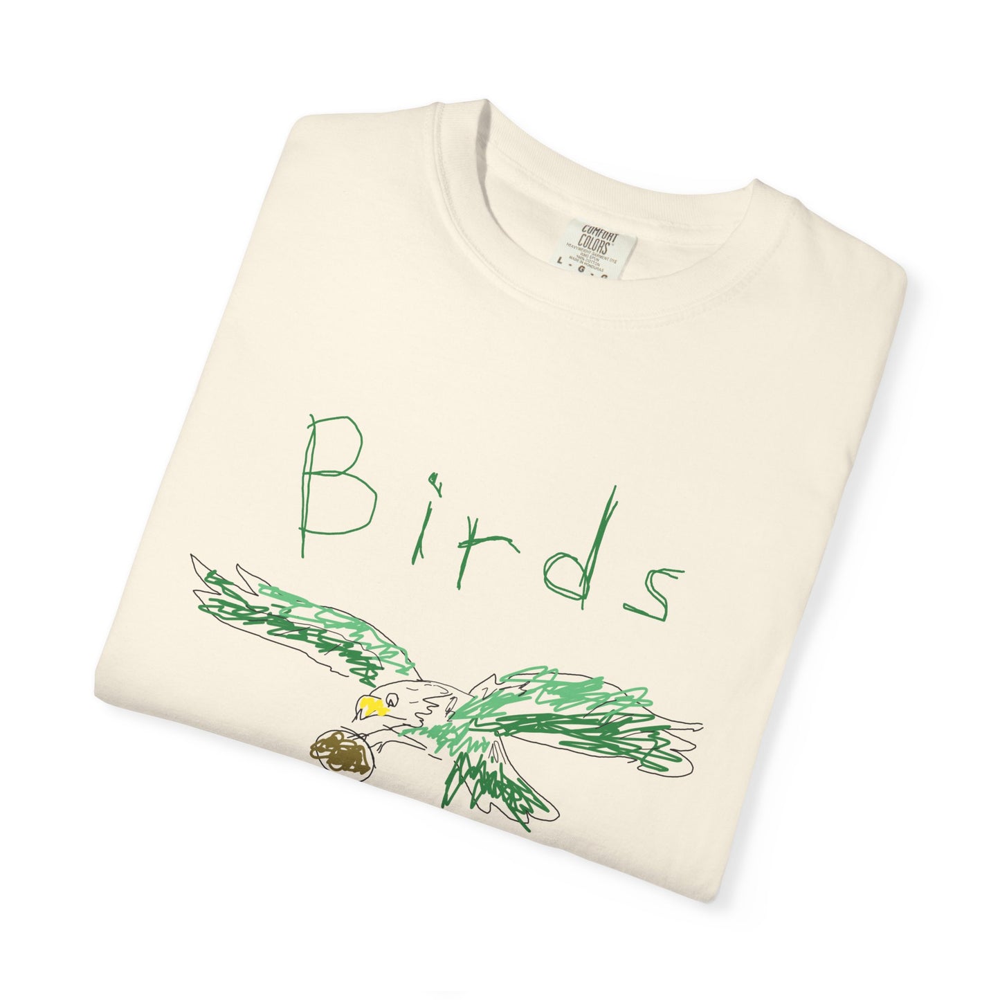 Birds Crayon Graphic Tee