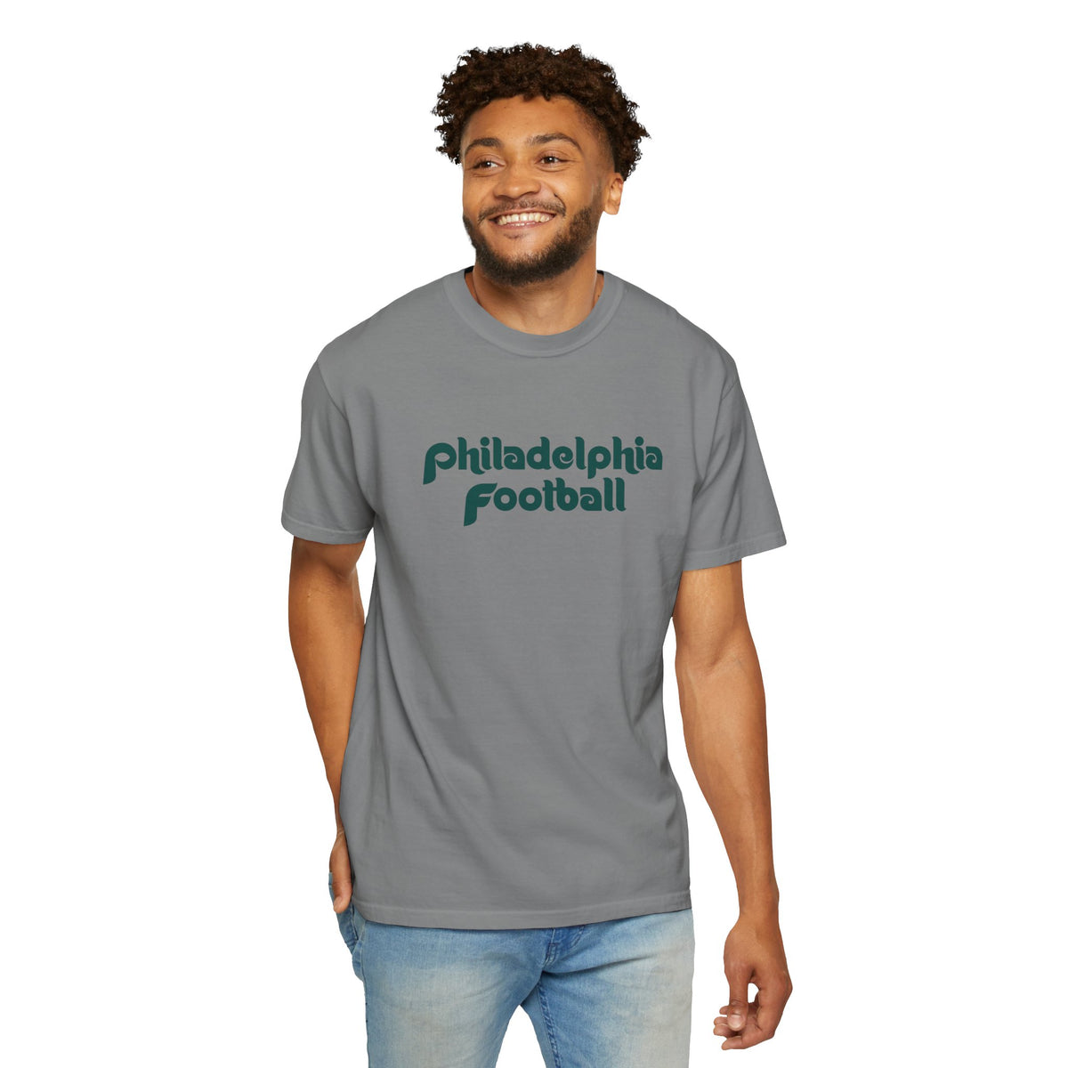 Philadelphia Football Retro Font Tee