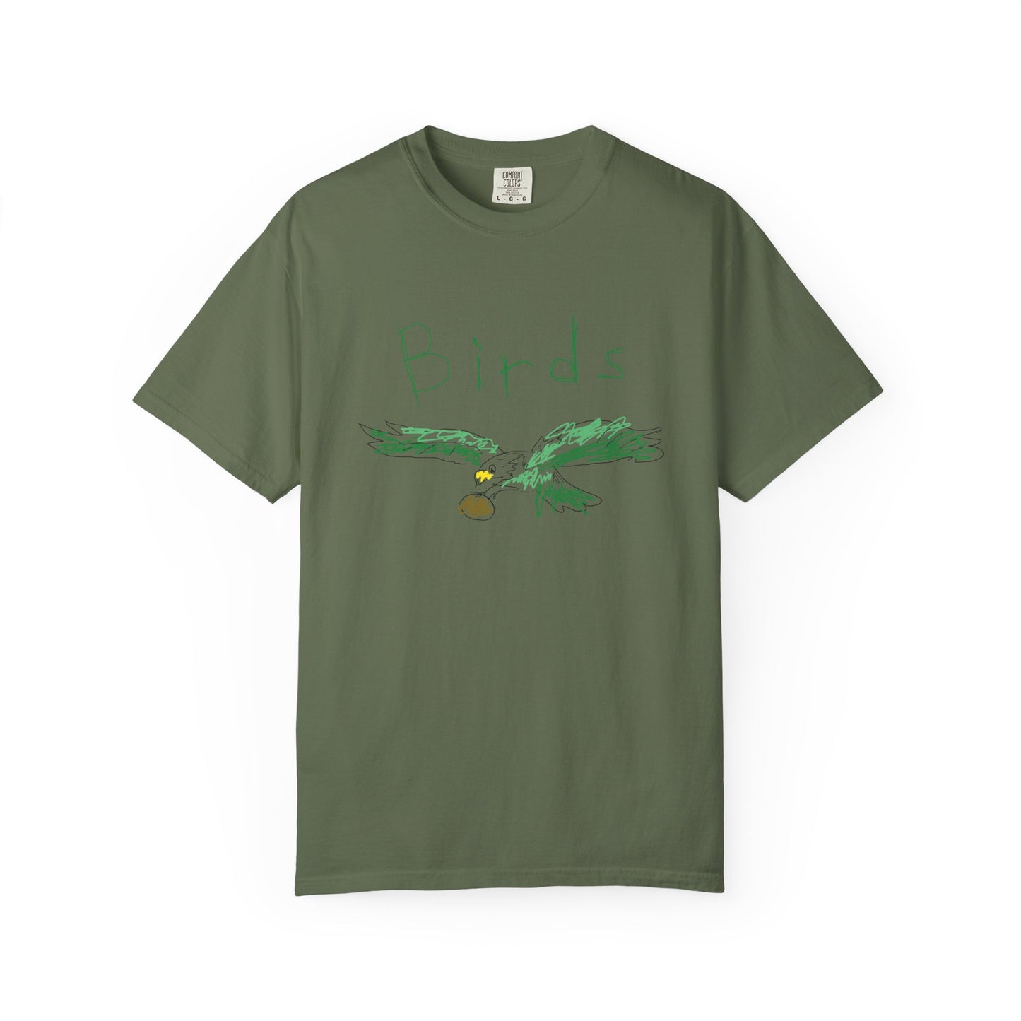 Birds Crayon Graphic Tee