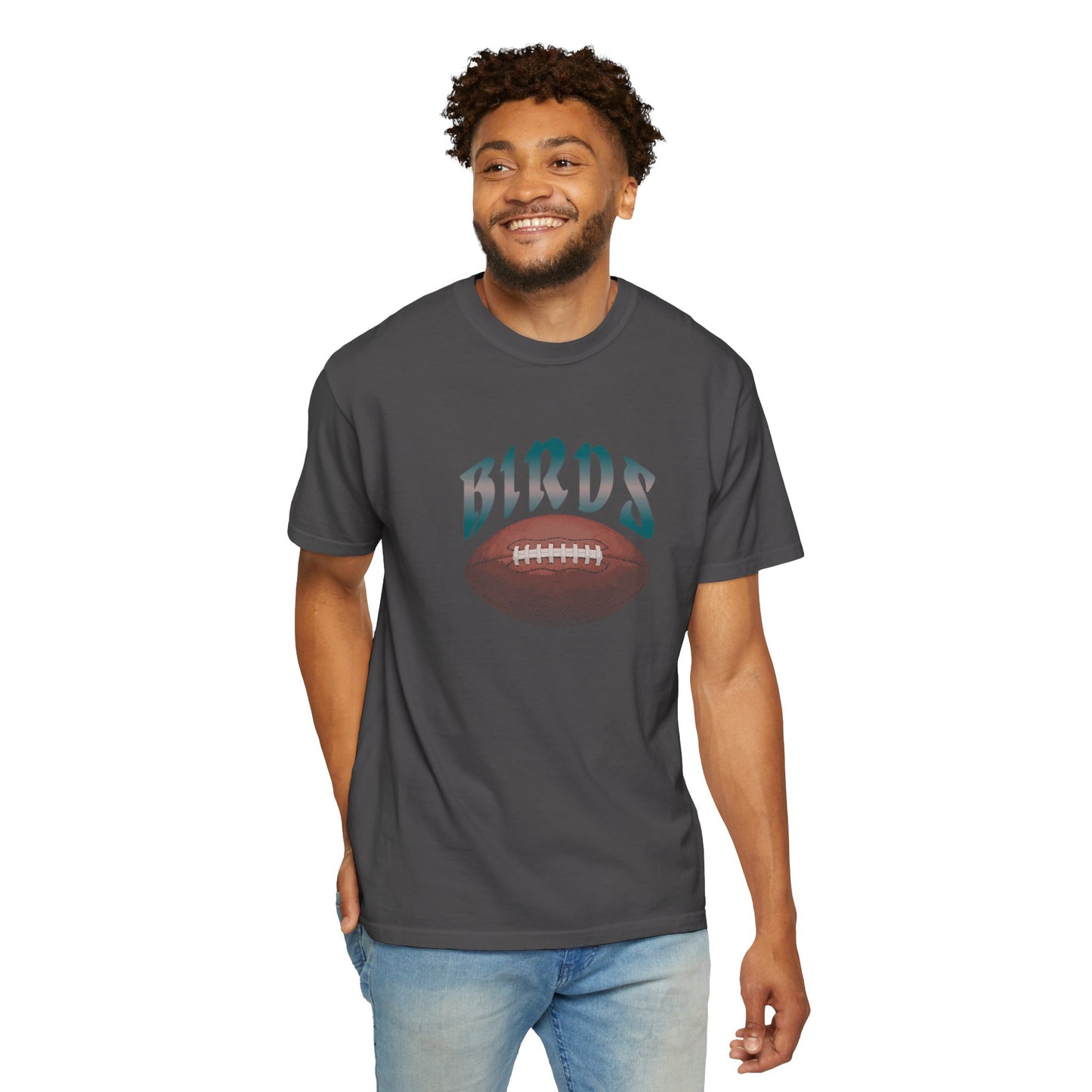 Retro Birds Football Tee