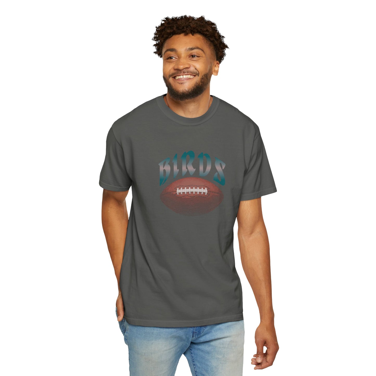 Retro Birds Football Tee