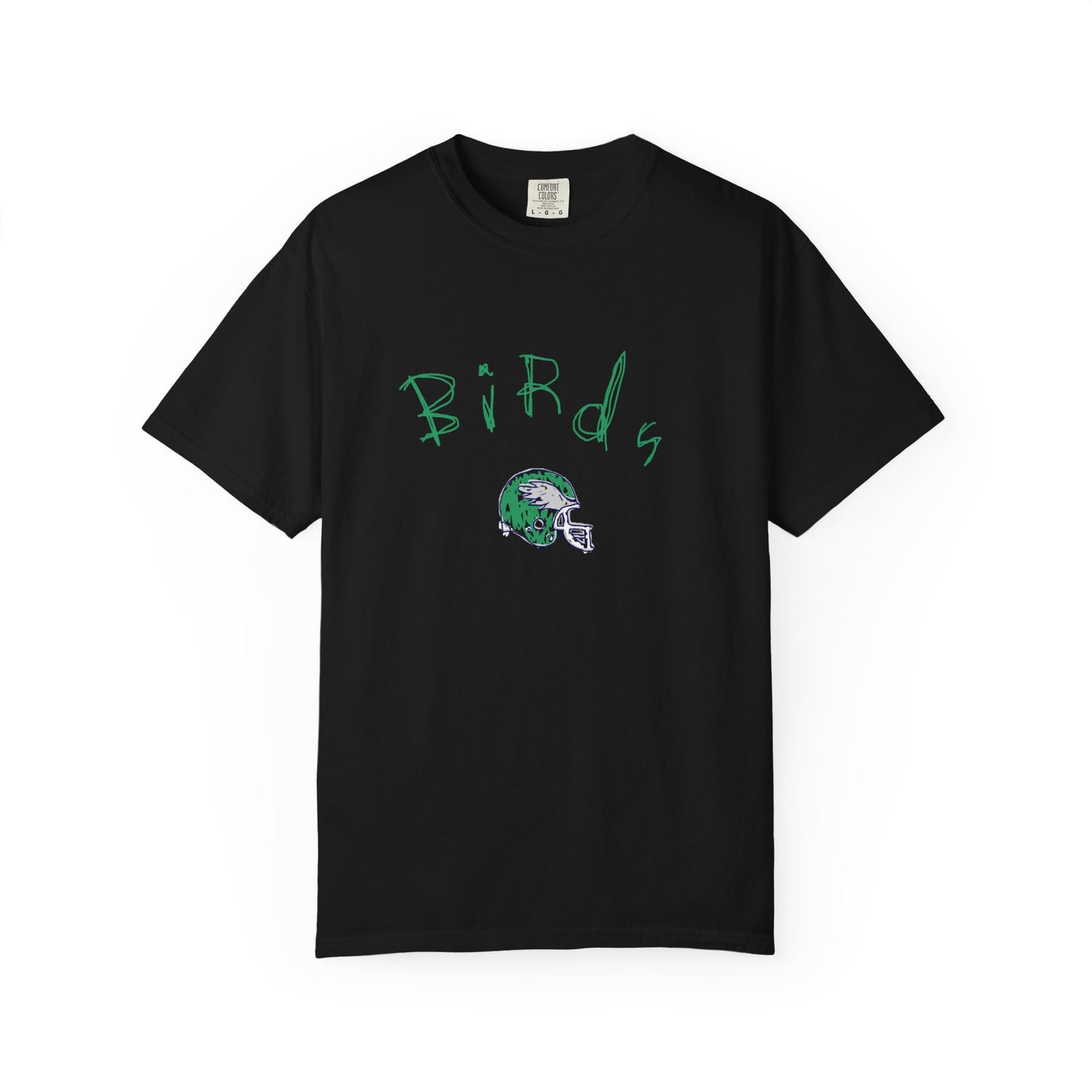 Birds Crayon Helmet Tee