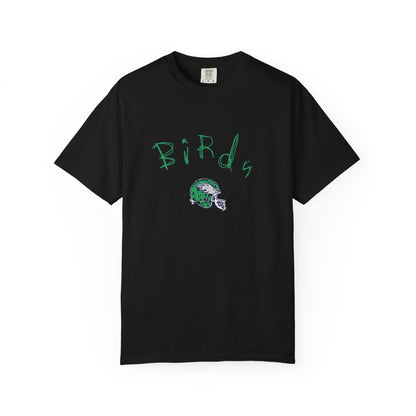 Birds Crayon Helmet Tee