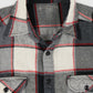 Vintage Black Plaid Button-Down Shirt Image 2