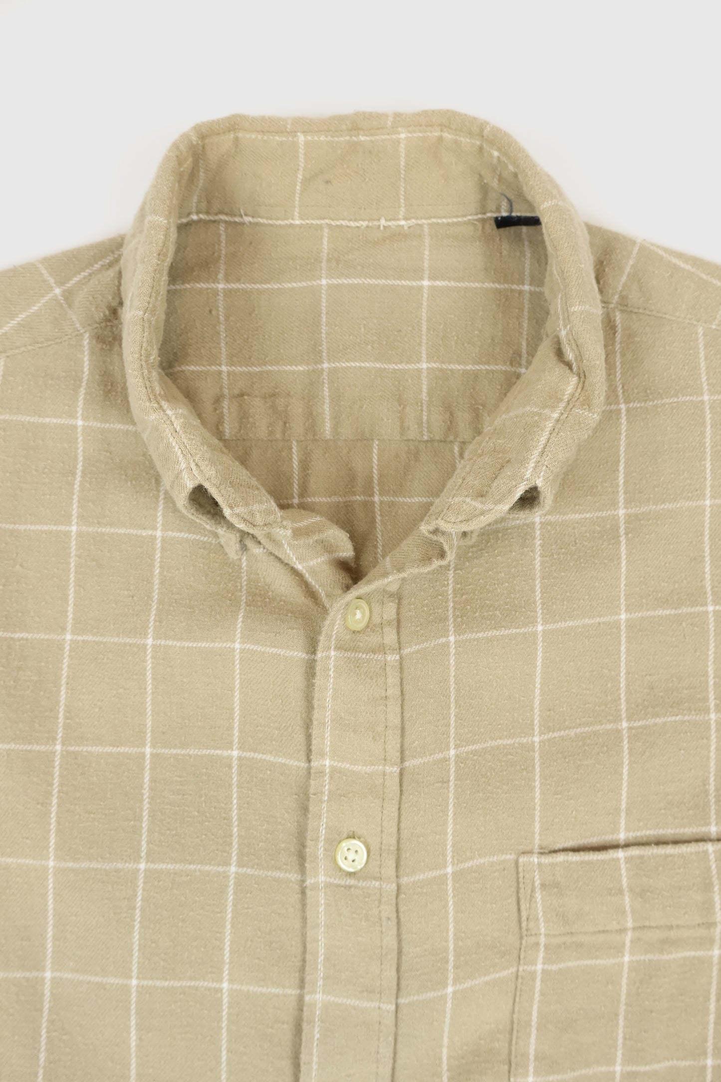 Vintage Windowpane Check Button-Down Shirt Image 2
