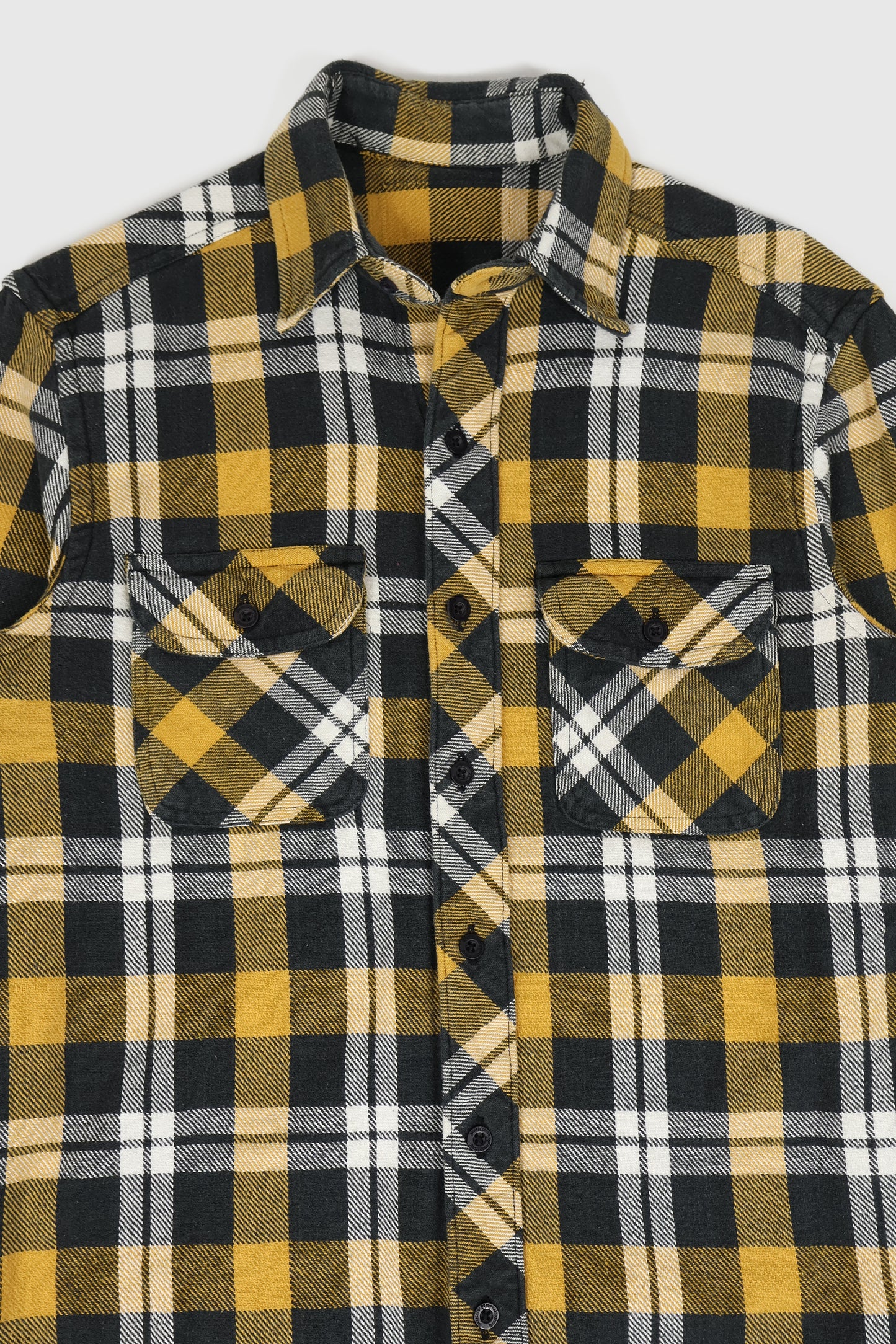 Vintage Plaid Button-Down Shirt