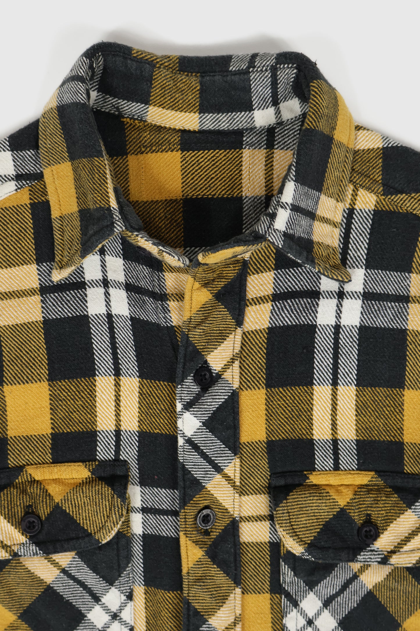 Vintage Plaid Button-Down Shirt