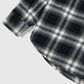 Vintage Black Plaid Button-Down Shirt