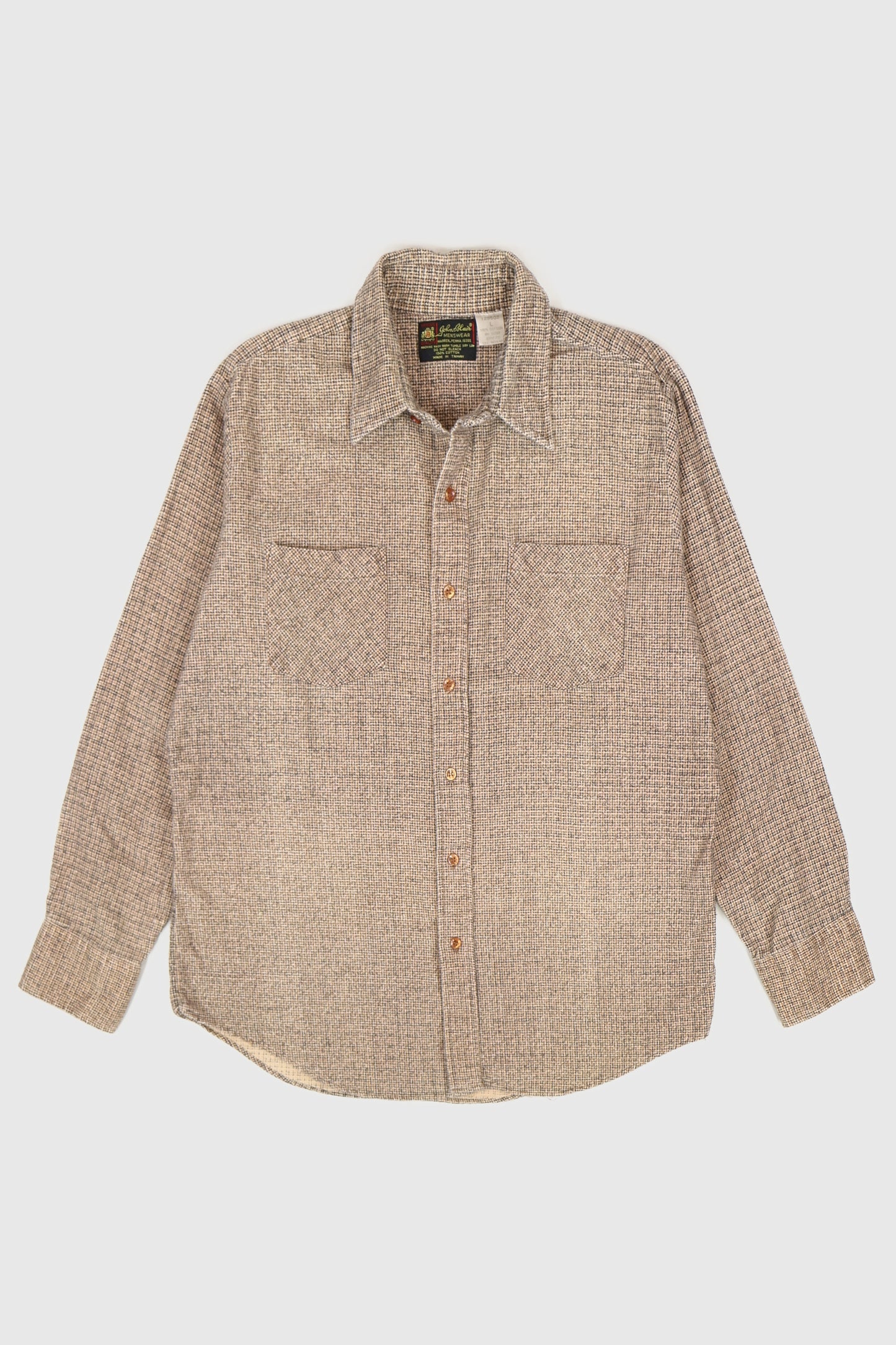 Vintage Pattern Button-Down Shirt Image 0
