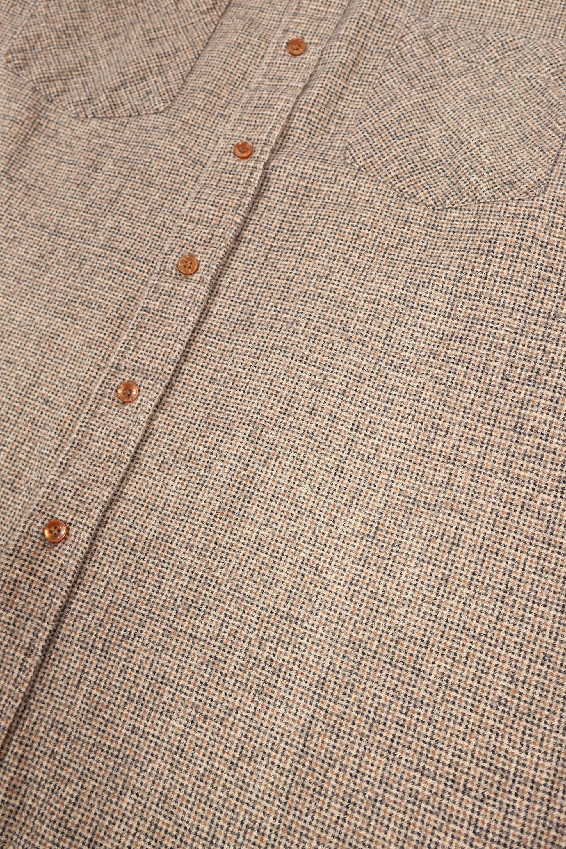 Vintage Pattern Button-Down Shirt Image 4