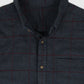 Vintage Black Houndstooth Button-Down Shirt