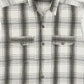 Vintage Sleeveless Plaid Button Down Shirt 02