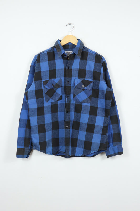 Heavyweight Plaid Button-Down Shirt