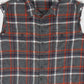 Vintage Sleeveless Flannel Button-Down Shirt 02