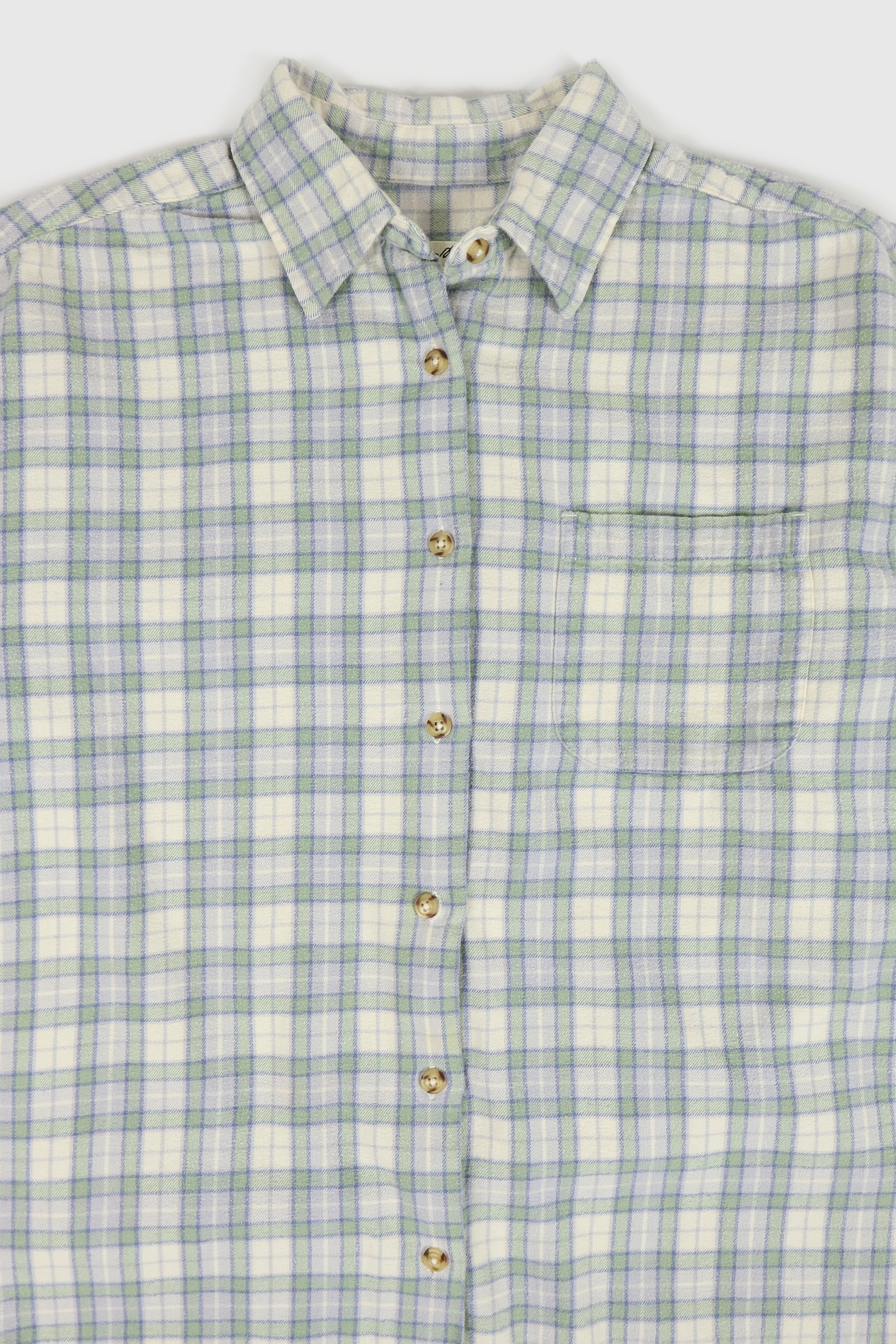 Vintage Eddie Bauer Flannel Button-Down Shirt Image 1