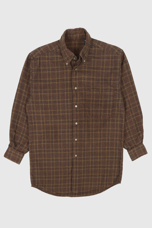 Vintage Plaid Button-Down Shirt 02 Image 0