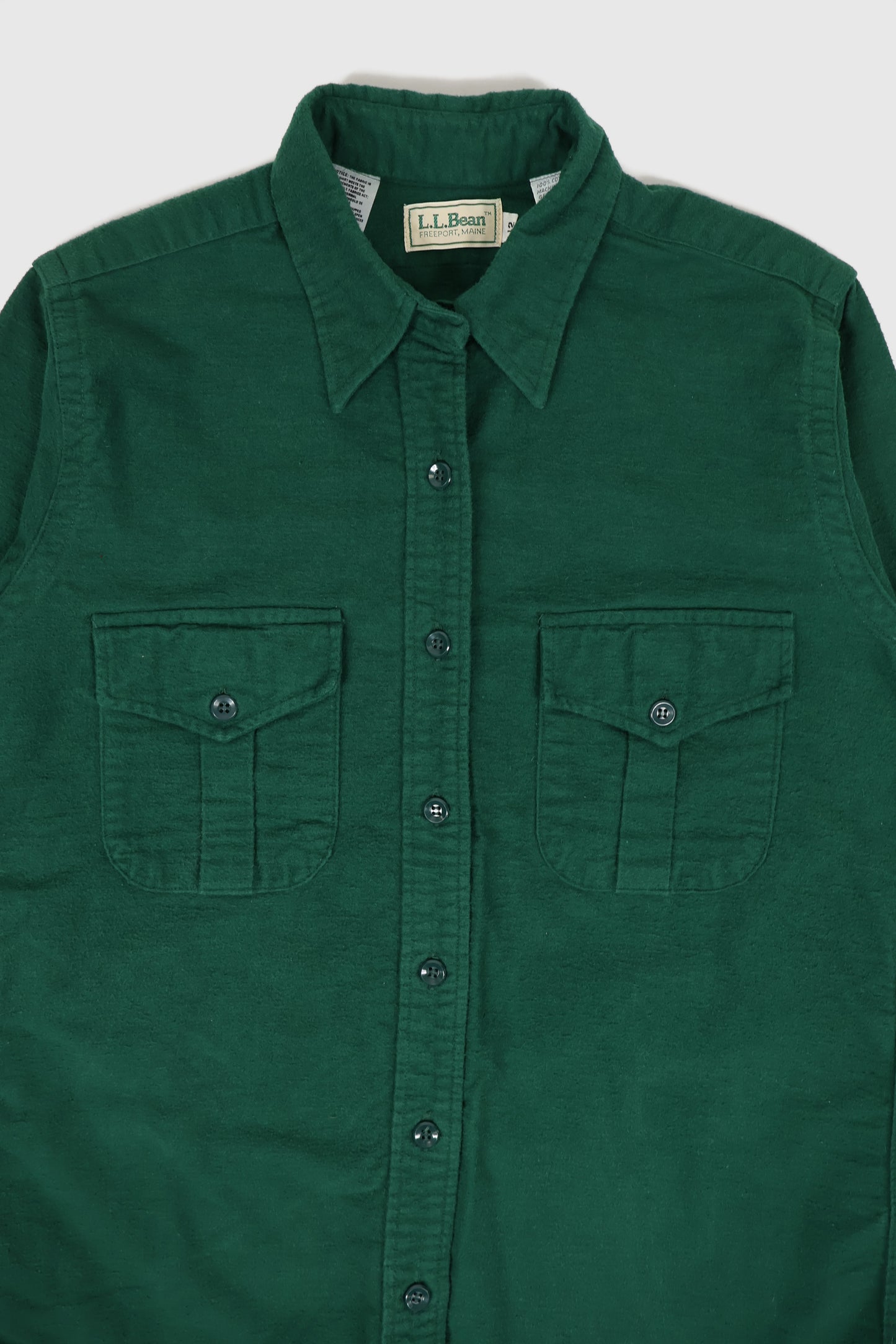 Vintage L.L. Bean Flannel Button-Down Shirt