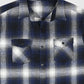 Vintage Sleeveless Flannel Button-Down Shirt