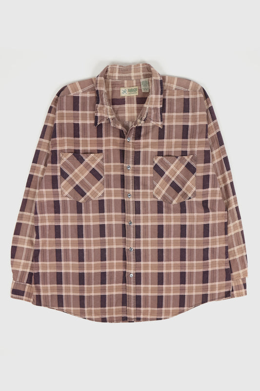 Vintage Lightweight Flannel Button-Down Shirt Image 0