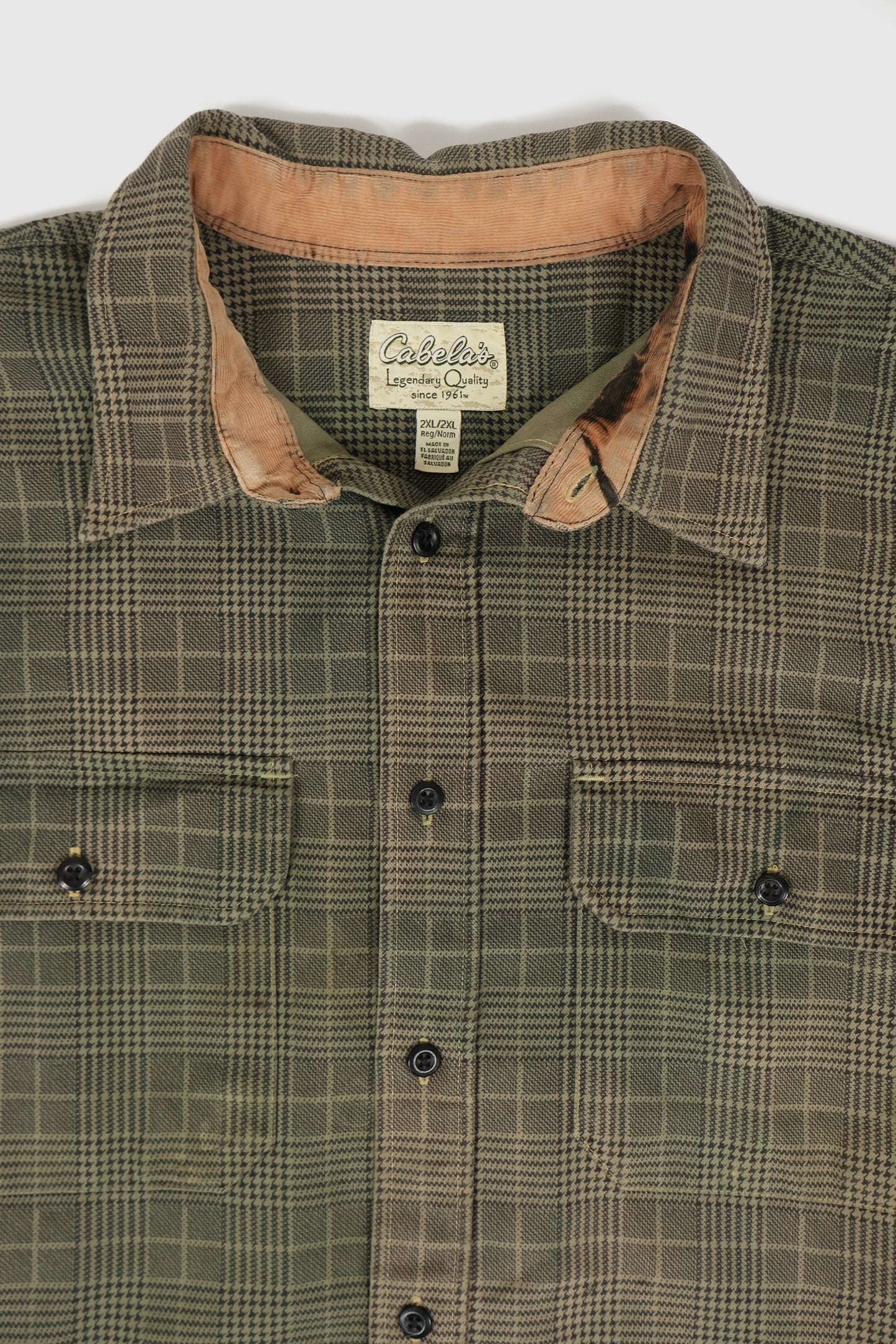 Vintage Plaid Button-Down Shirt