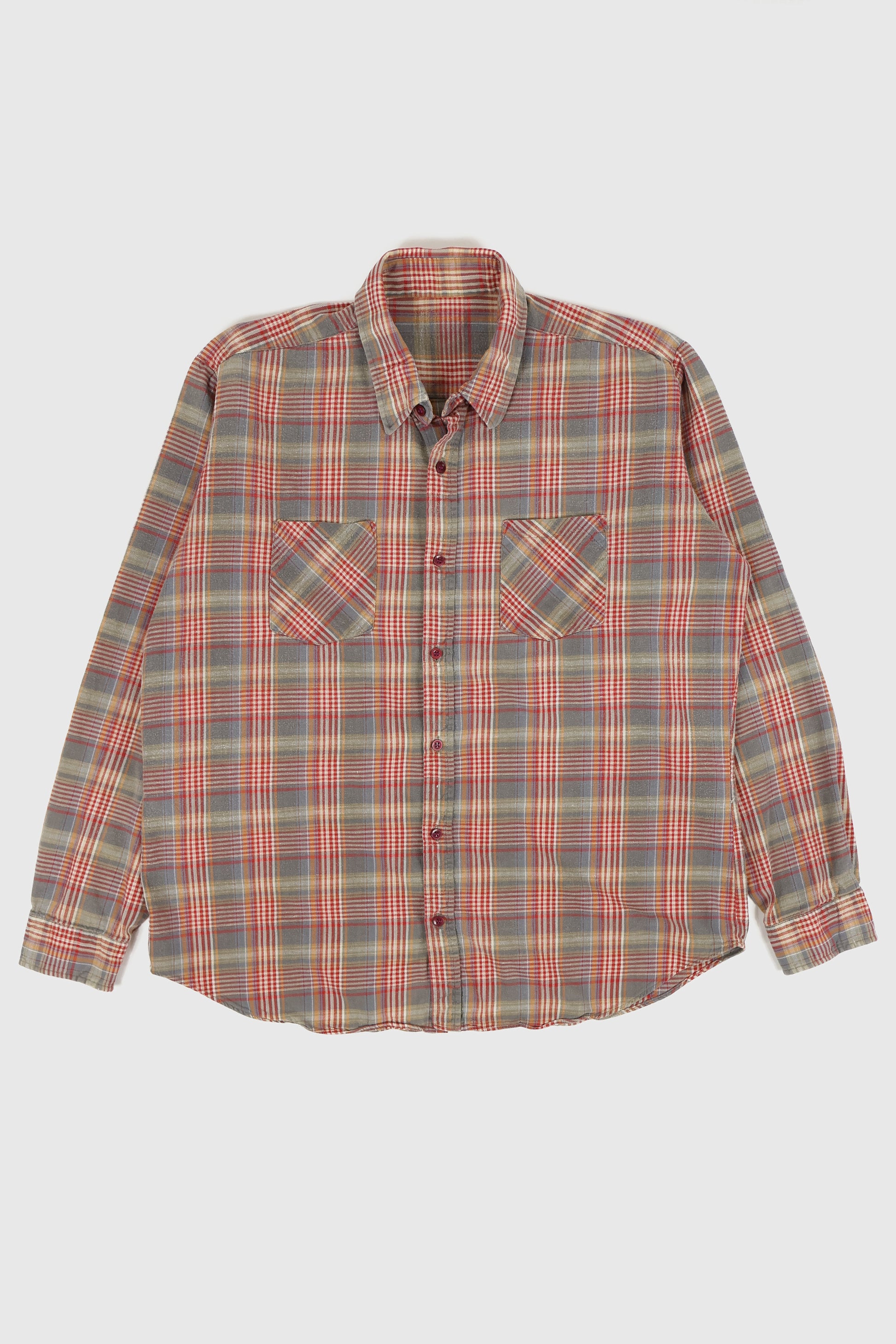 Vintage Plaid Button-Down Shirt Image 0