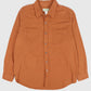 Vintage Lightweight Orange Flannel Button-Down Shirt Image 0