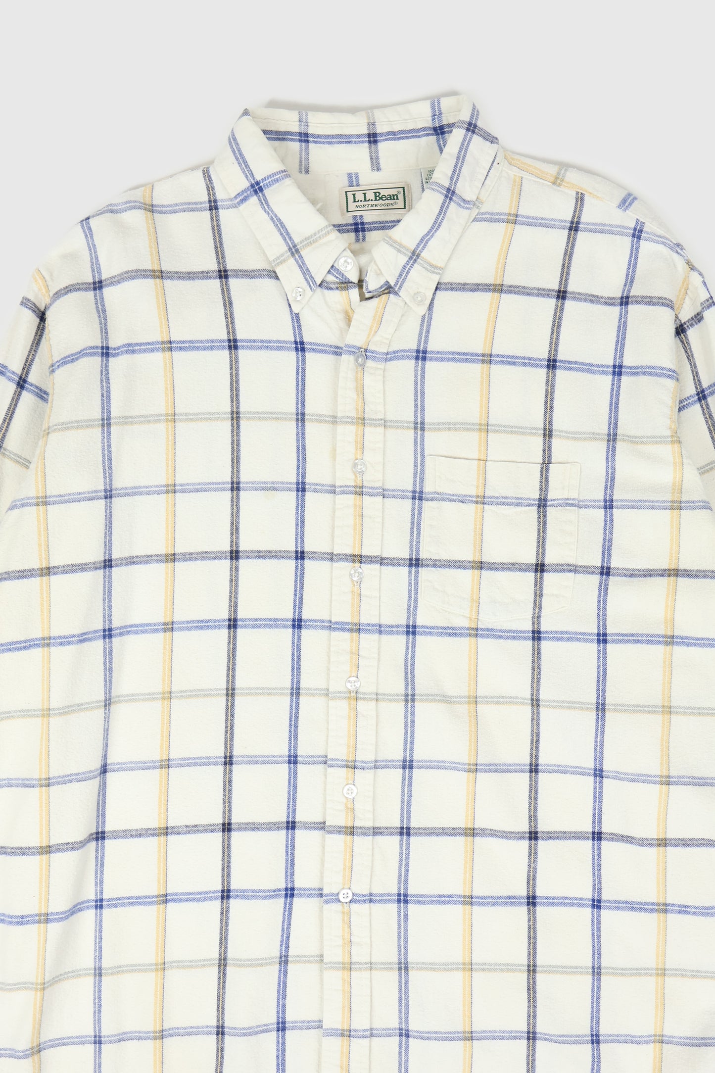 Vintage L.L. Bean Flannel Button-Down Shirt