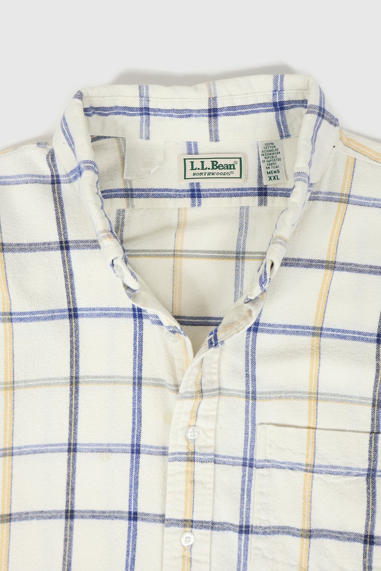 Vintage L.L. Bean Flannel Button-Down Shirt