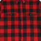 Vintage Red Plaid Flannel Button-Down Shirt