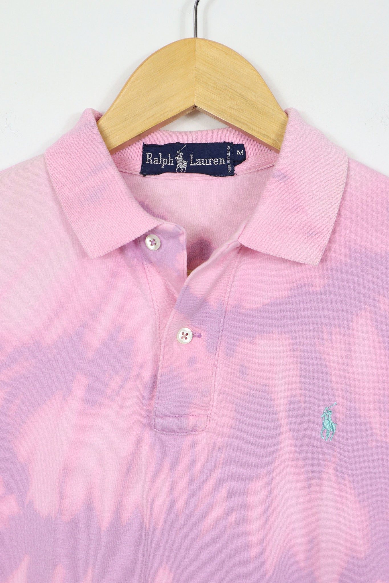 Reworked Bleached Ralph Lauren Polo