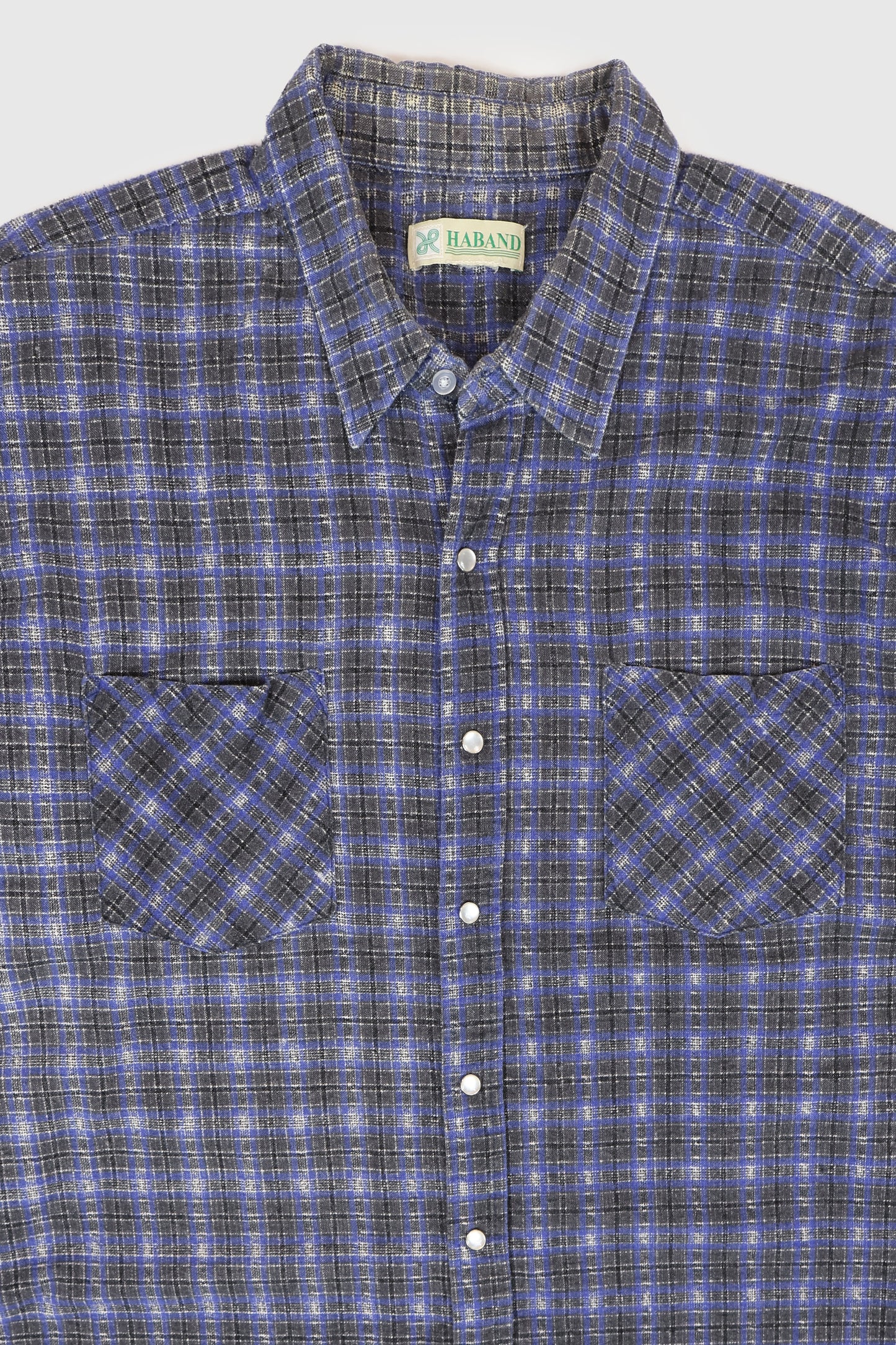 Vintage Snap Button Flannel Shirt