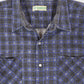 Vintage Snap Button Flannel Shirt