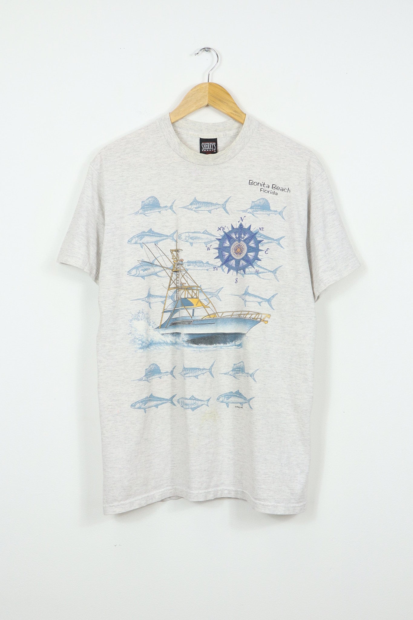 Vintage Bonita Beach Fishing Tee