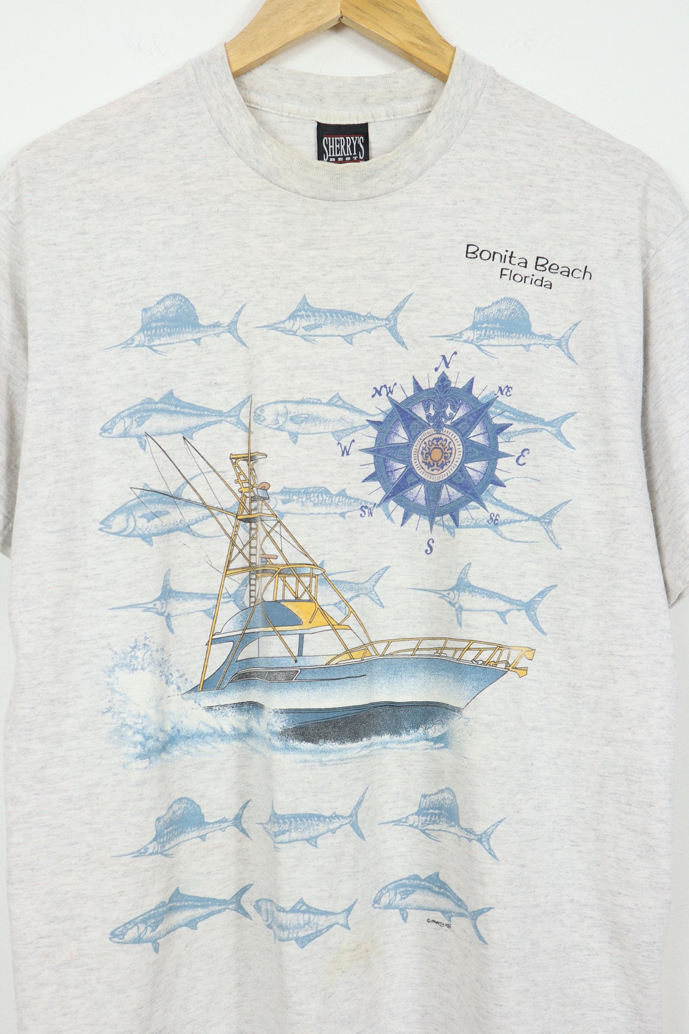 Vintage Bonita Beach Fishing Tee