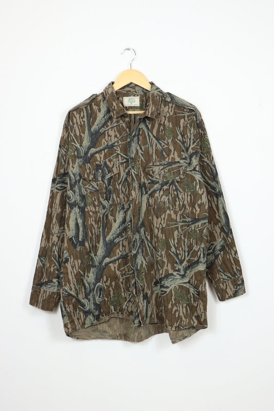 Real Tree Camo Button-Down Shirt