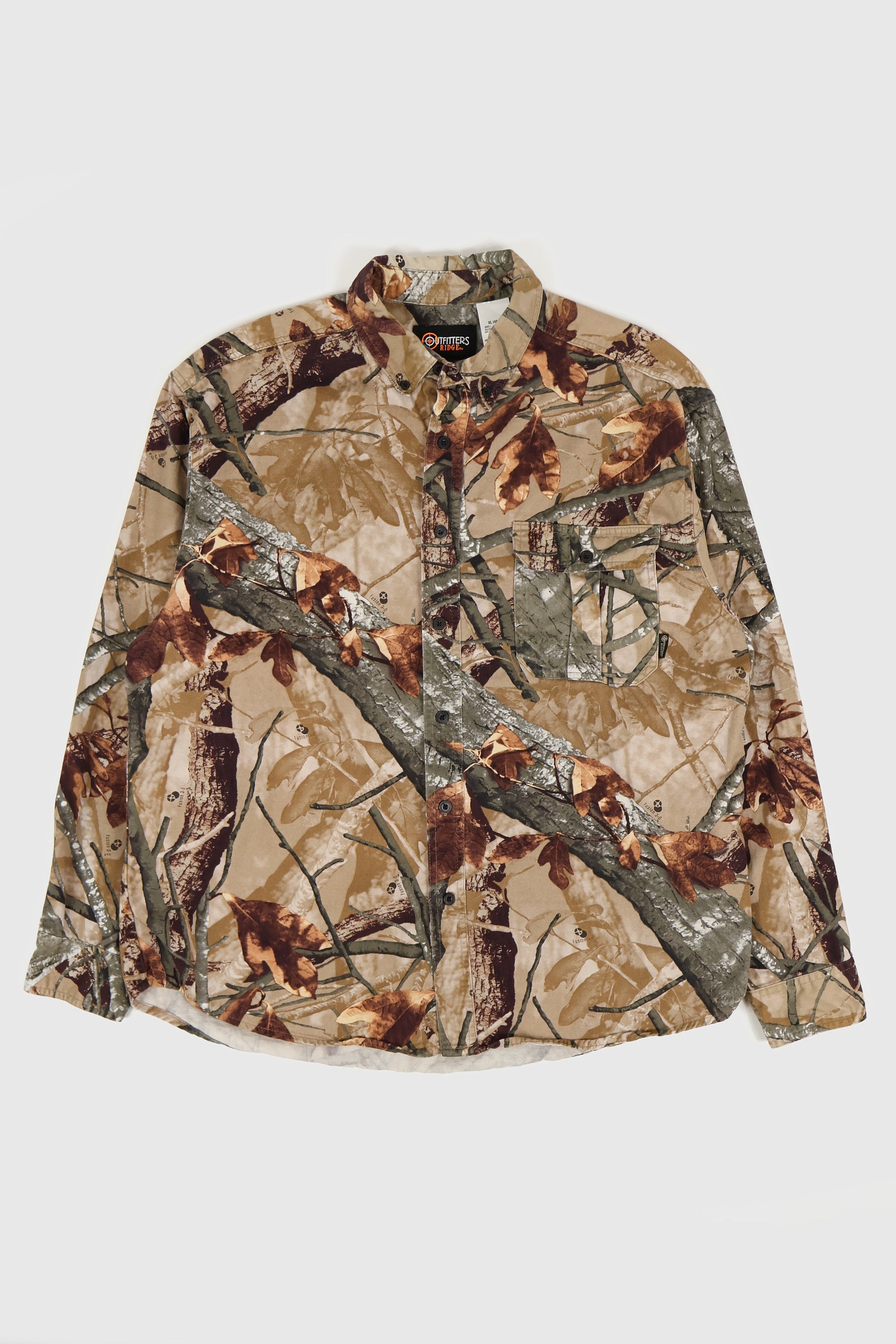 Vintage Real Tree Camo Button-Down Shirt Image 0