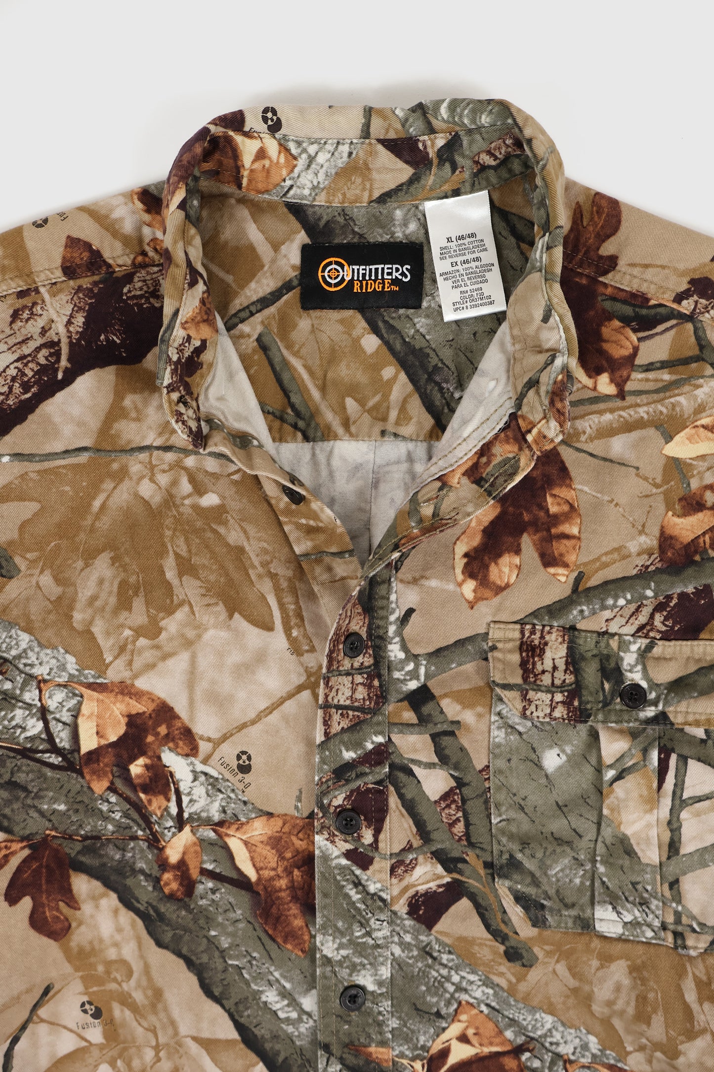 Vintage Real Tree Camo Button-Down Shirt Image 2