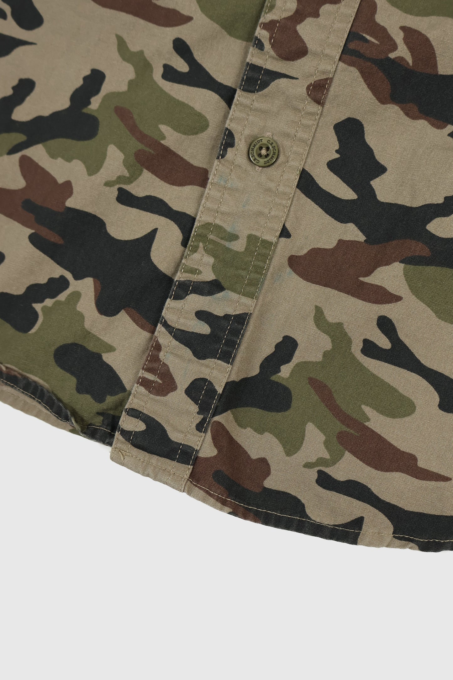 Vintage Camo Button-Down Shirt Image 3