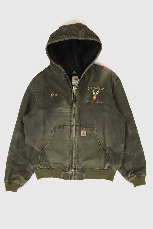 Vintage Carhartt South Park Hunting Club Hooded Jacket Image 0