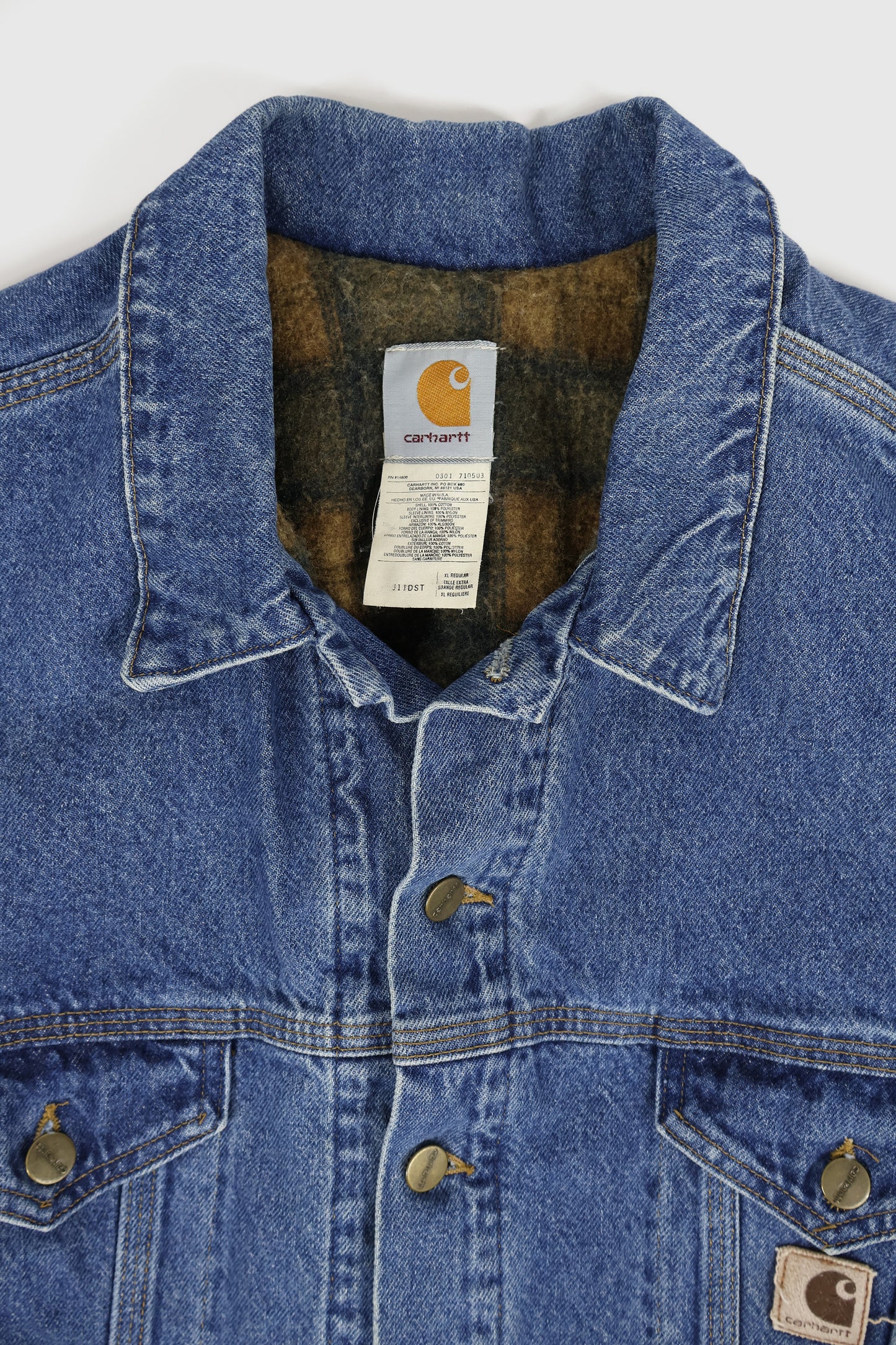 Vintage Carhartt Denim Jacket Image 2