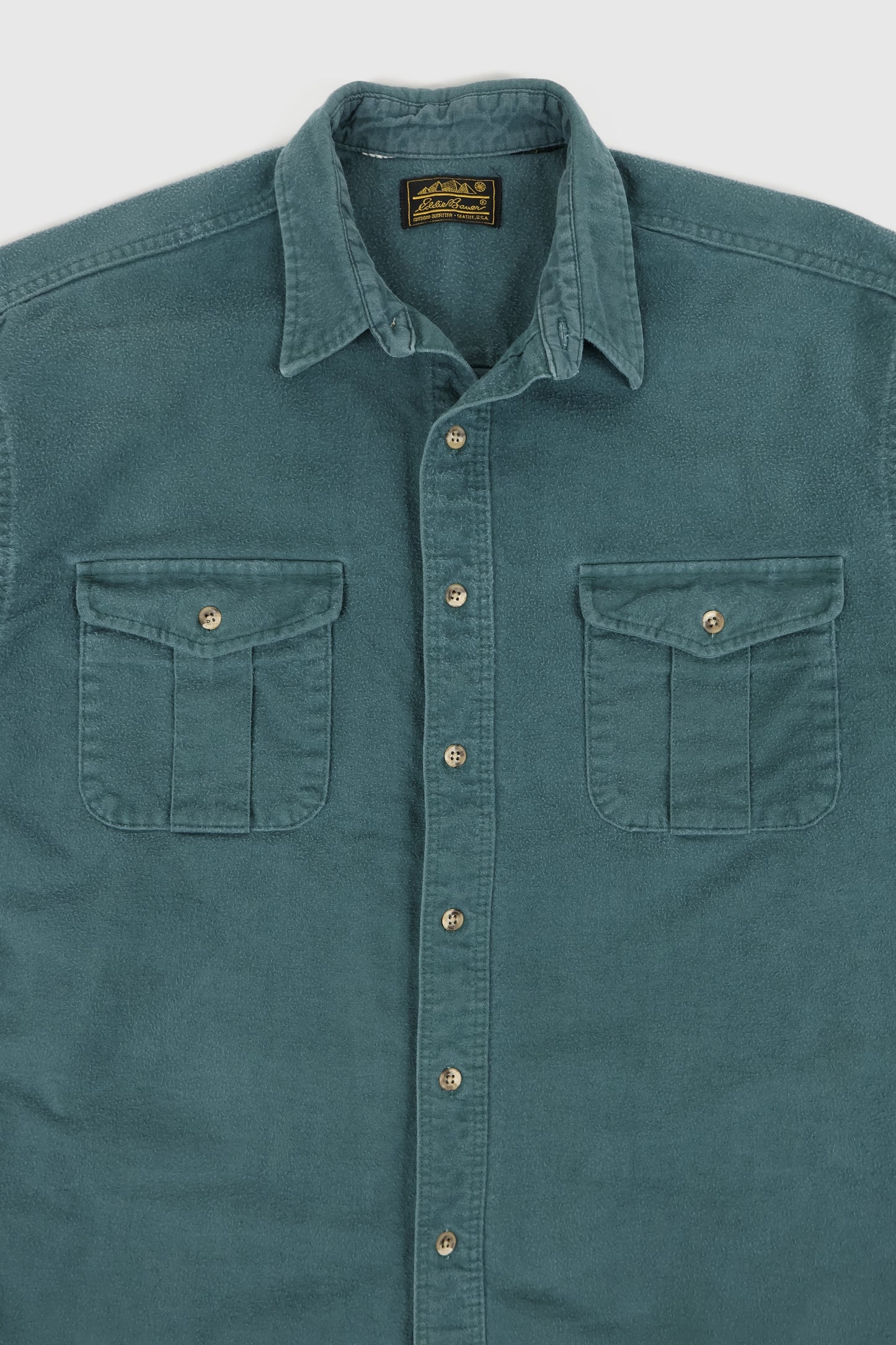 Vintage Eddie Bauer Flannel Button-Down Shirt Image 1