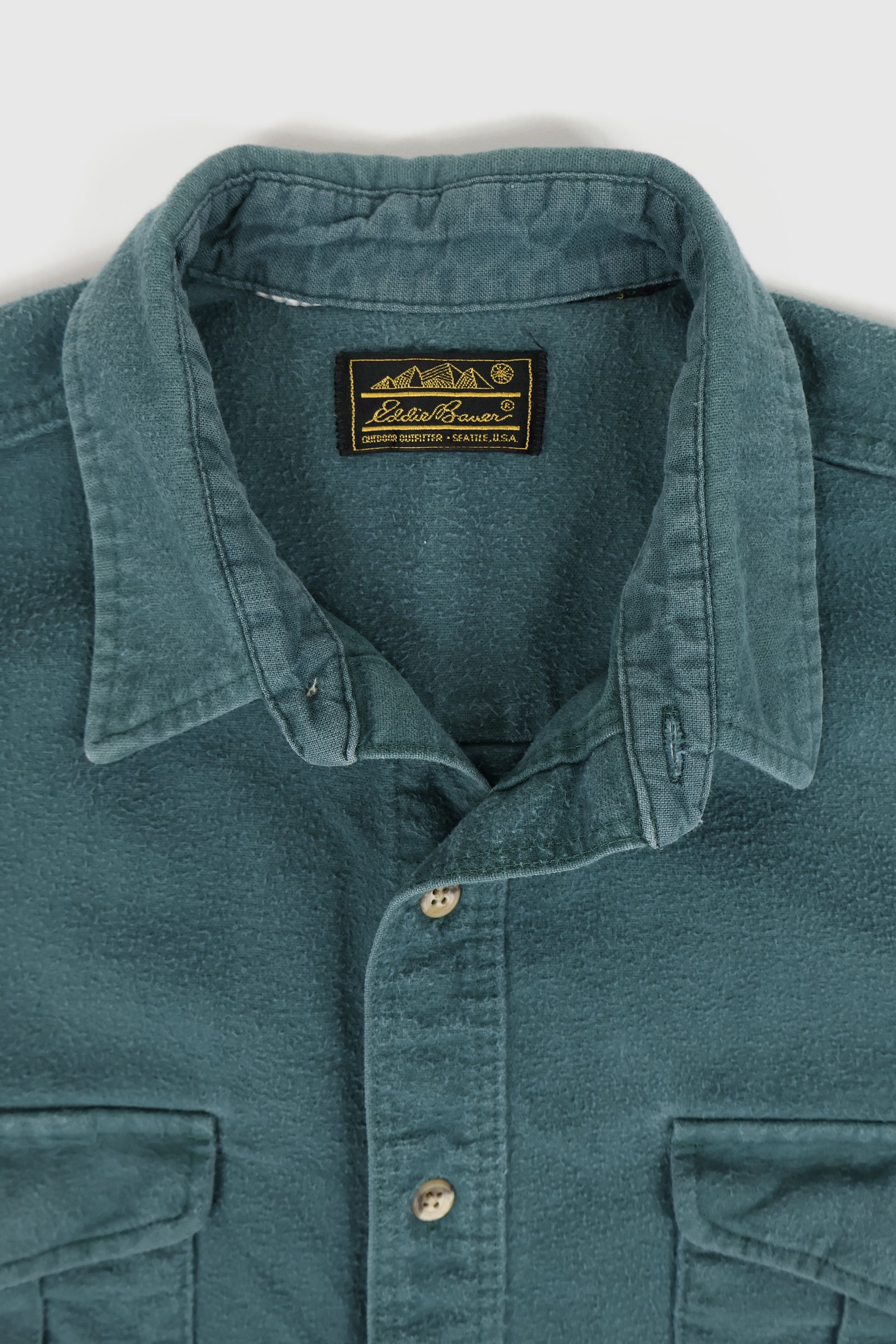 Vintage Eddie Bauer Flannel Button-Down Shirt Image 2