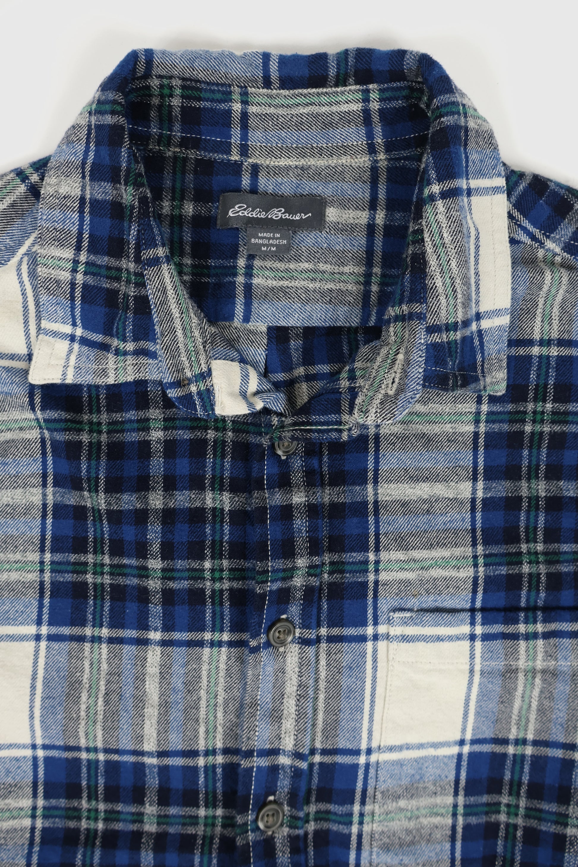 Vintage Eddie Bauer Flannel Button-Down Shirt Image 2