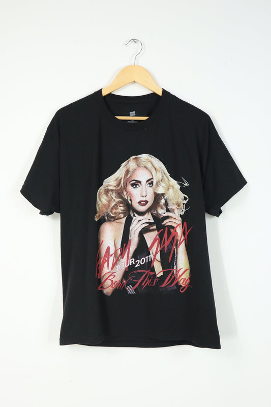 Lady Gaga 2011 Born This Way Tour Tee