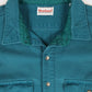 Vintage Green Flannel Button-Down Shirt Image 2