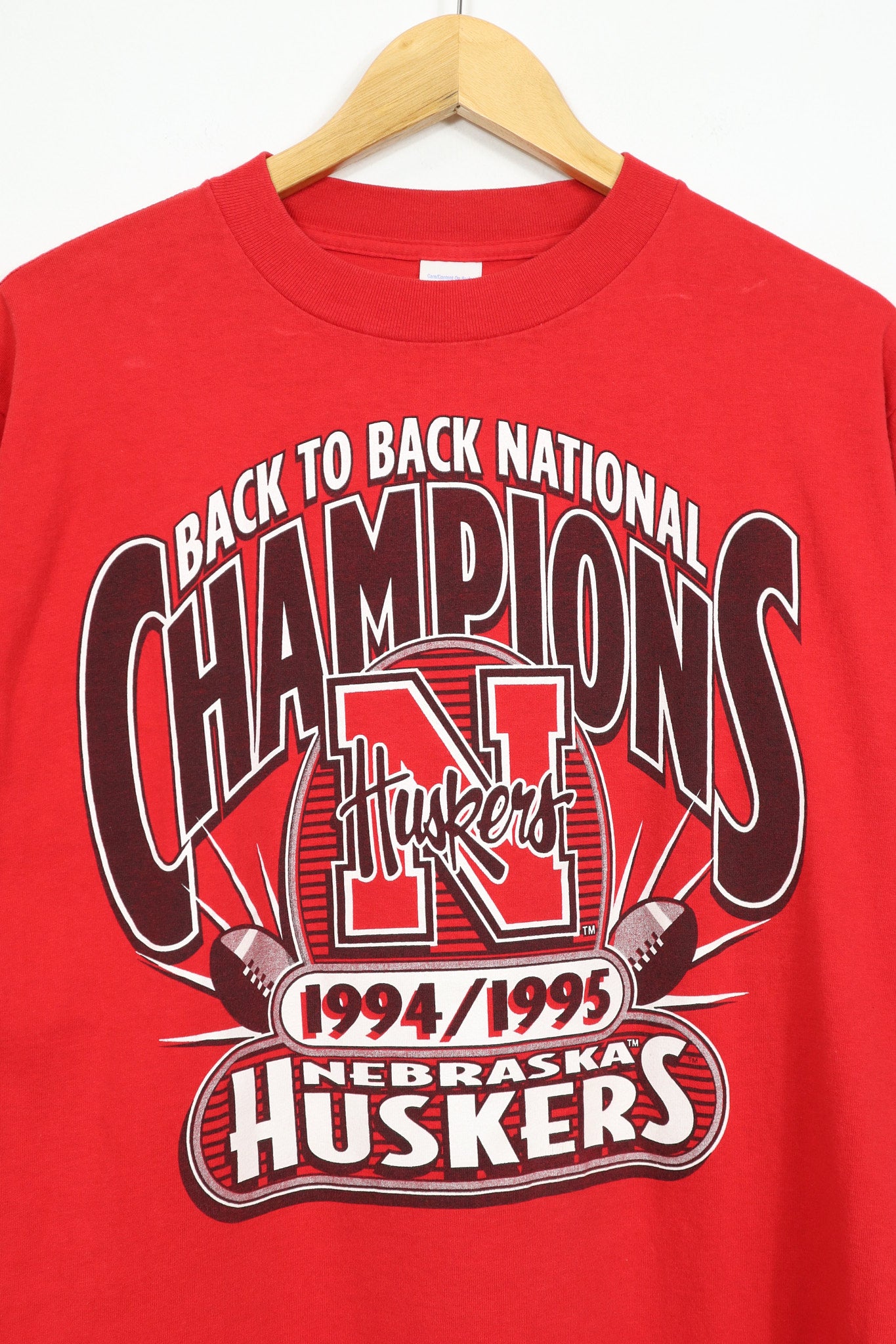 Vintage Nebraska Back to Back Champion '94-'95 Tee