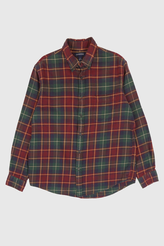 Vintgage Plaid Flannel Button-Down Shirt Image 0