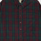 Vintage L.L. Bean Red Plaud Flannel Button-Down Shirt Image 1