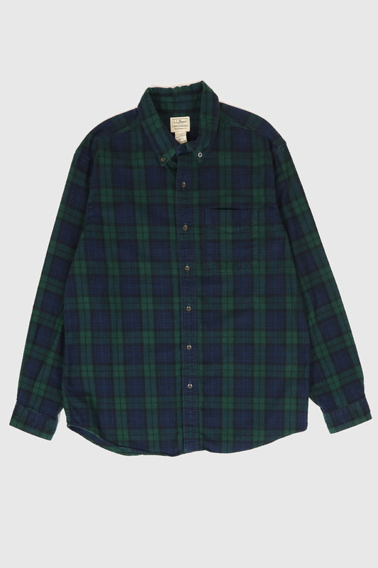 Vintage L.L. Bean Flannel Button-Down Shirt