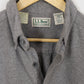 Vintage L.L. Bean Grey Flannel Button-Down Shirt